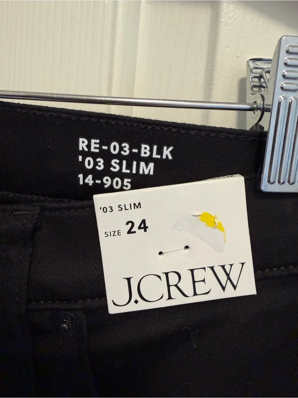 J. Crew Womens Black Slim Jean Size 24